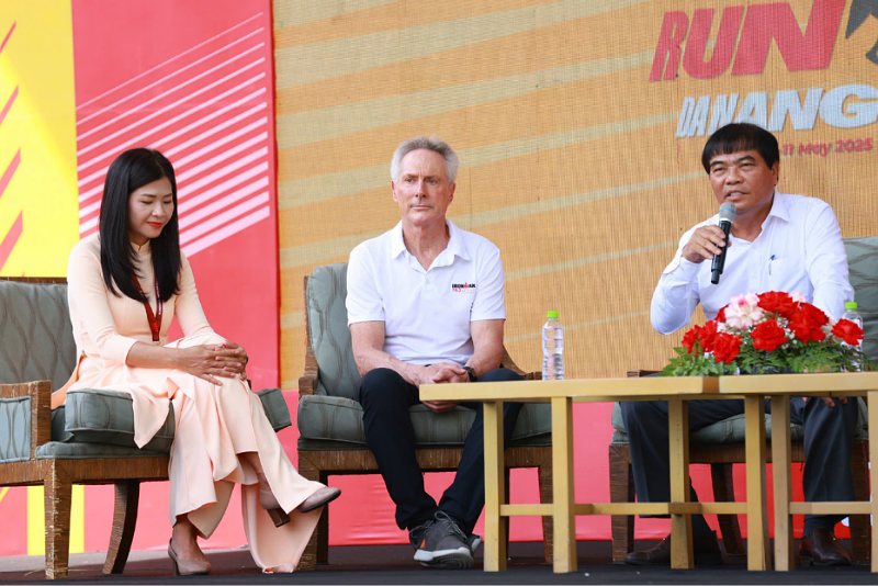 Khởi động giải đấu ba môn phối hợp IRONMAN 70.3 Đà Nẵng 2025