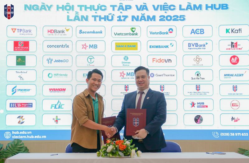 Ngày hội Thực tập và Việc làm HUB lần thứ 17 năm 2025 chủ đề Nhân lực số