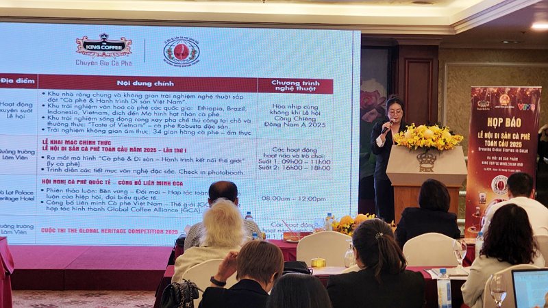 Khởi động Lễ hội Di Sản Cà Phê Toàn Cầu 2025