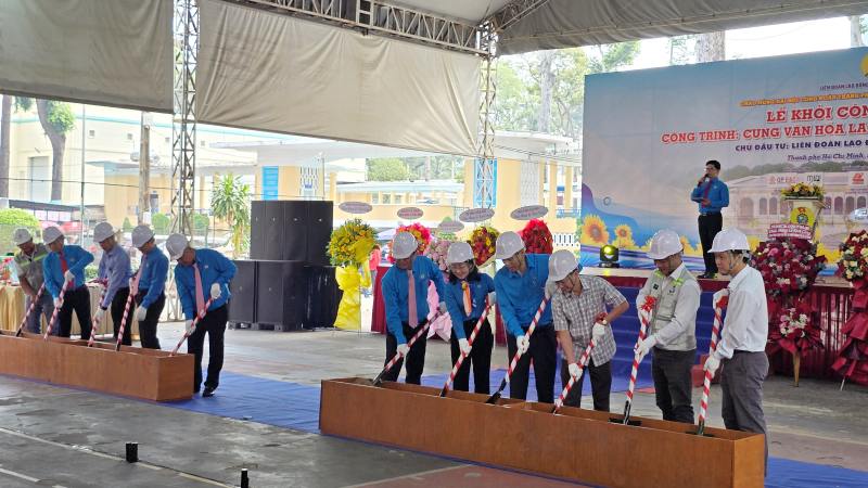 Khởi công xây dựng Nhà thi đấu đa năng Cung Văn hóa Lao động TPHCM –