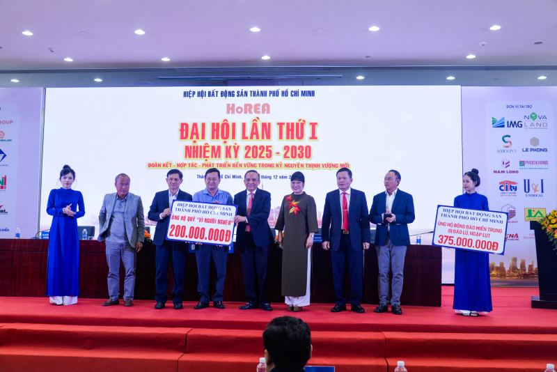 Ban Chấp hành HoREA nhiệm kỳ 2025-2030 ra mắt đại hội