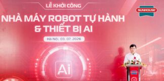 SUNHOUSE khởi công nhà máy robot tự hành