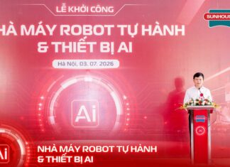 SUNHOUSE khởi công nhà máy robot tự hành SUNHOUSE khởi công nhà máy robot tự hành