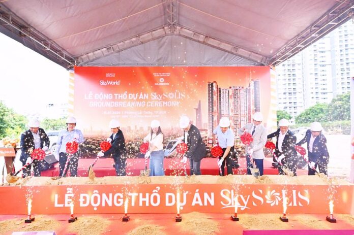 HUDECO động thổ dự án căn hộ SkySolis