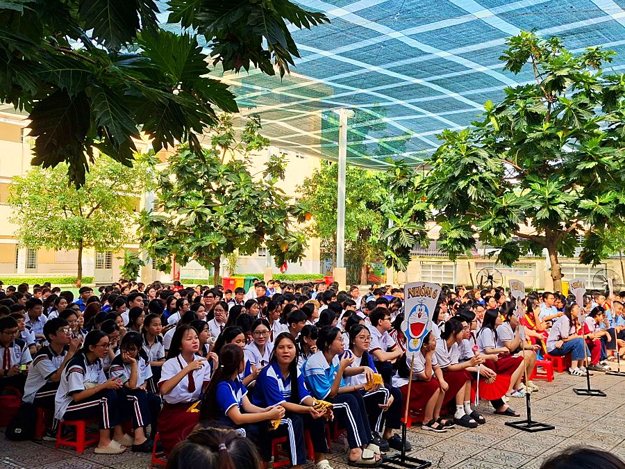 Từ sân trường đến định hướng tương lai: Học sinh An Hội Đông được tư vấn nghề nghiệp