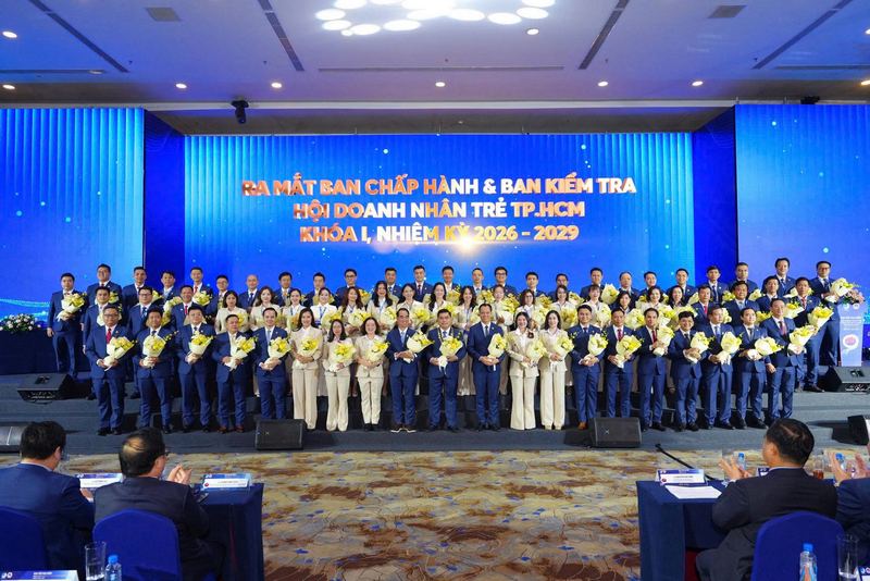 Hội Doanh nhân trẻ TP.HCM mở ra giai đoạn phát triển mới với tinh thần “Hợp lực – Kiến tạo – Đột phá – Vươn tầm”