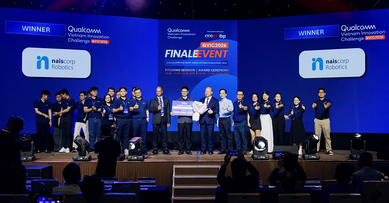 Qualcomm vinh danh 5 đội thắng cuộc tại QVIC 2026, thúc đẩy làn sóng AI Việt