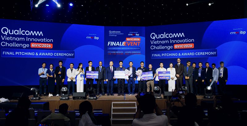 Qualcomm vinh danh 5 đội thắng cuộc tại QVIC 2026, thúc đẩy làn sóng AI Việt