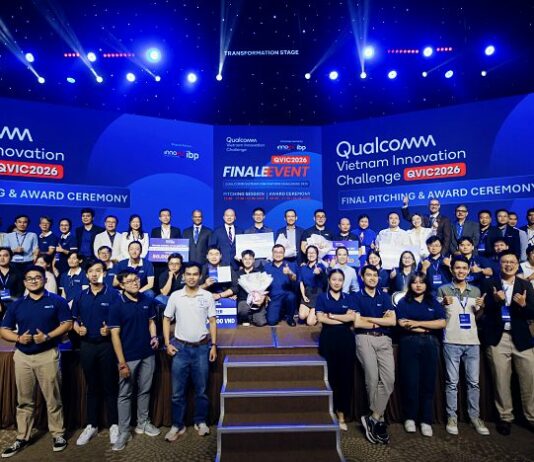 Qualcomm vinh danh 5 đội thắng cuộc tại QVIC 2026, thúc đẩy làn sóng AI Việt